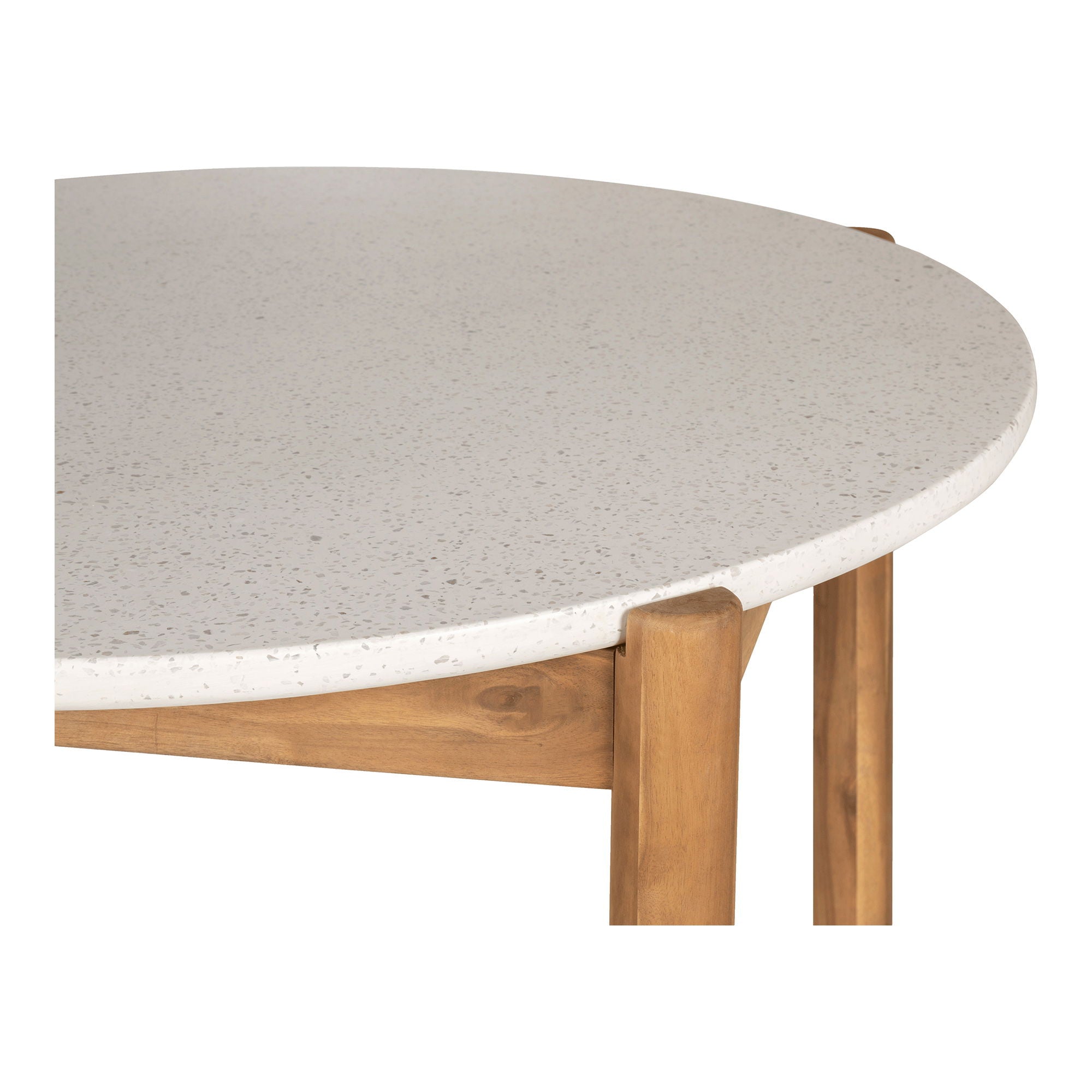 Terracina Dining Table - Dining table, acacia/terrazzo, natural, ø120x76 cm